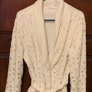 NWOT Martha Stewart reversible plush Robe.